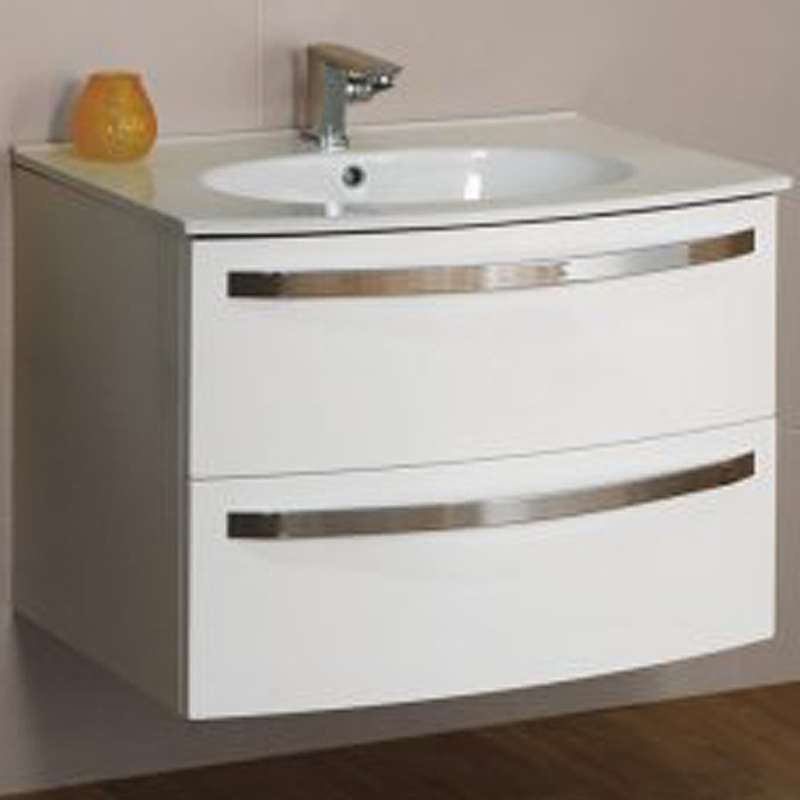 Тумба под раковину Cezares Comfort 54356 75 см (белый) подвесная