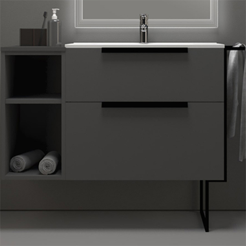 Тумба под раковину Cezares Urban 55160 75 см (серый) подвесная