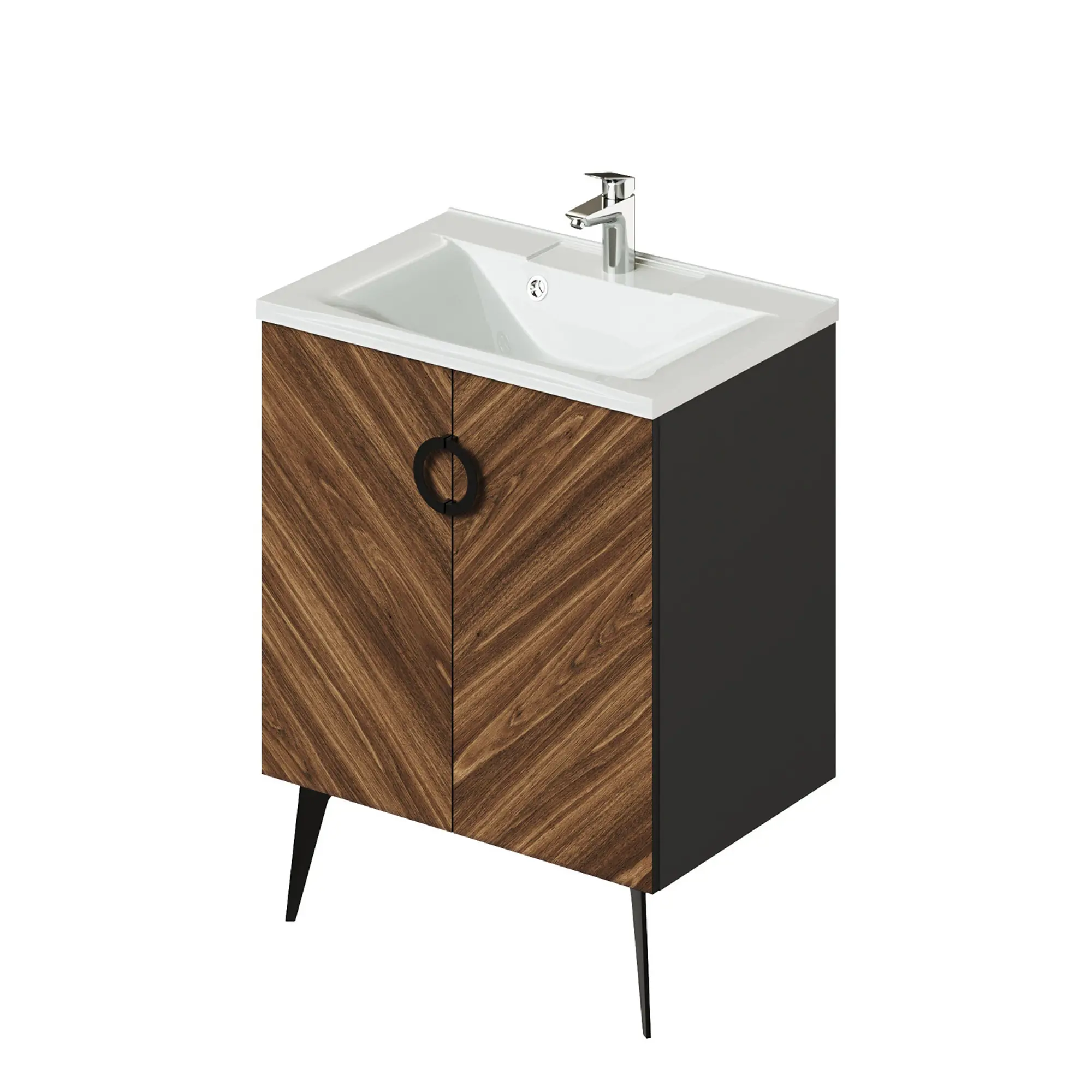 Тумба со столешницей Итана Palladio 4657810333727 65 см (дуб бурбон) напольная