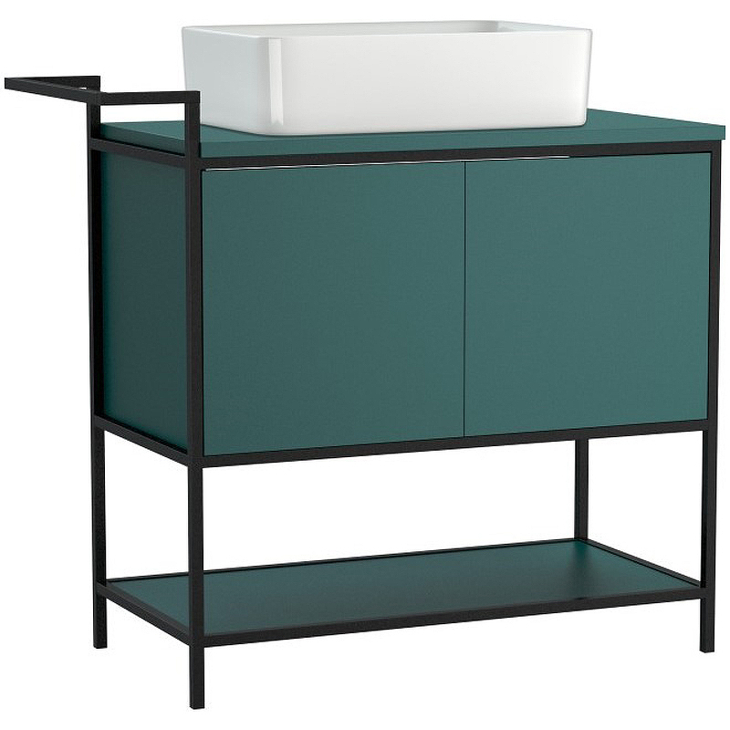 Тумба под раковину Cersanit Botanique 63014 80 см (зелёный)