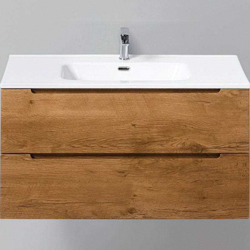 Тумба под раковину BelBagno MARINO-H60-900-2C-SO-RN-P 90 см (светло-коричневый) подвесная