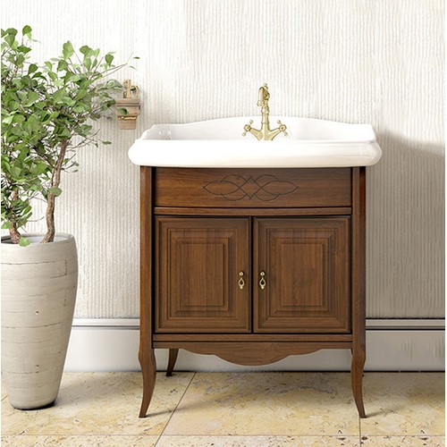 Тумба под раковину Opadiris Лоренцо Z0000006755 80 см (светлый орех) напольная