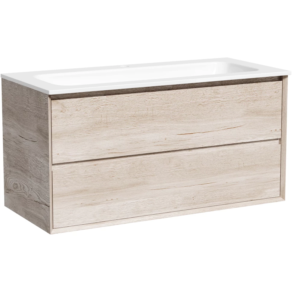 Тумба под раковину Sancos Marmi MR2.0100EG 99 см (дуб галифакс) подвесная