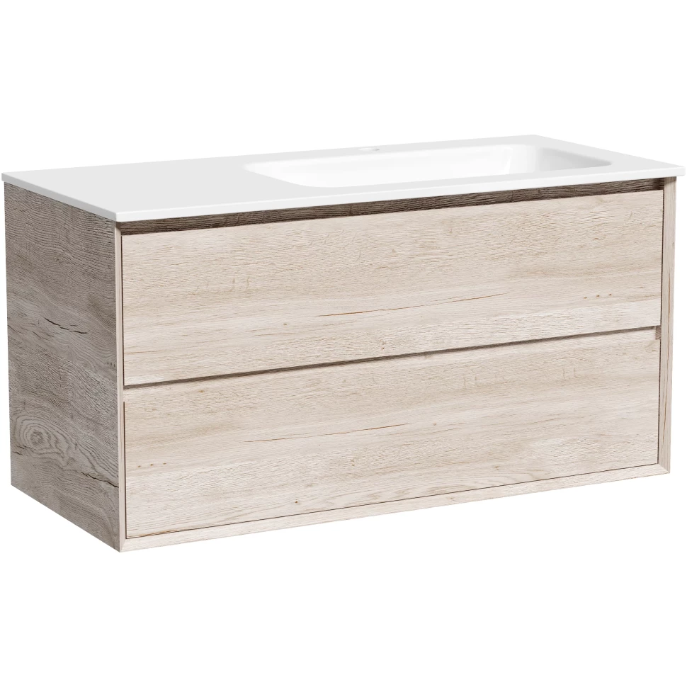 Тумба под раковину Sancos Marmi MR2.0100REG 99 см (дуб галифакс) подвесная R