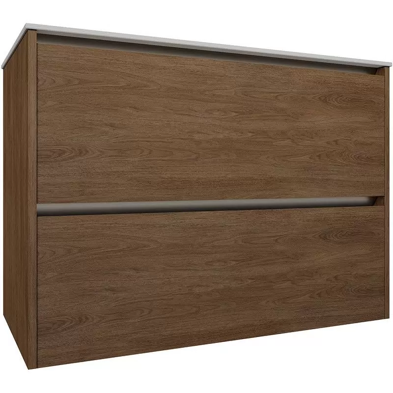 Тумба под раковину Allen Brau Activity 1.34013.NO 90 см (дуб/олива браш) LED подвесная