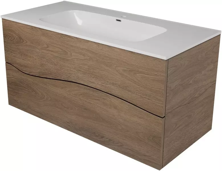 Тумба под раковину Allen Brau Glority 1.35001.NW 90 см (дуб антик) подвесная