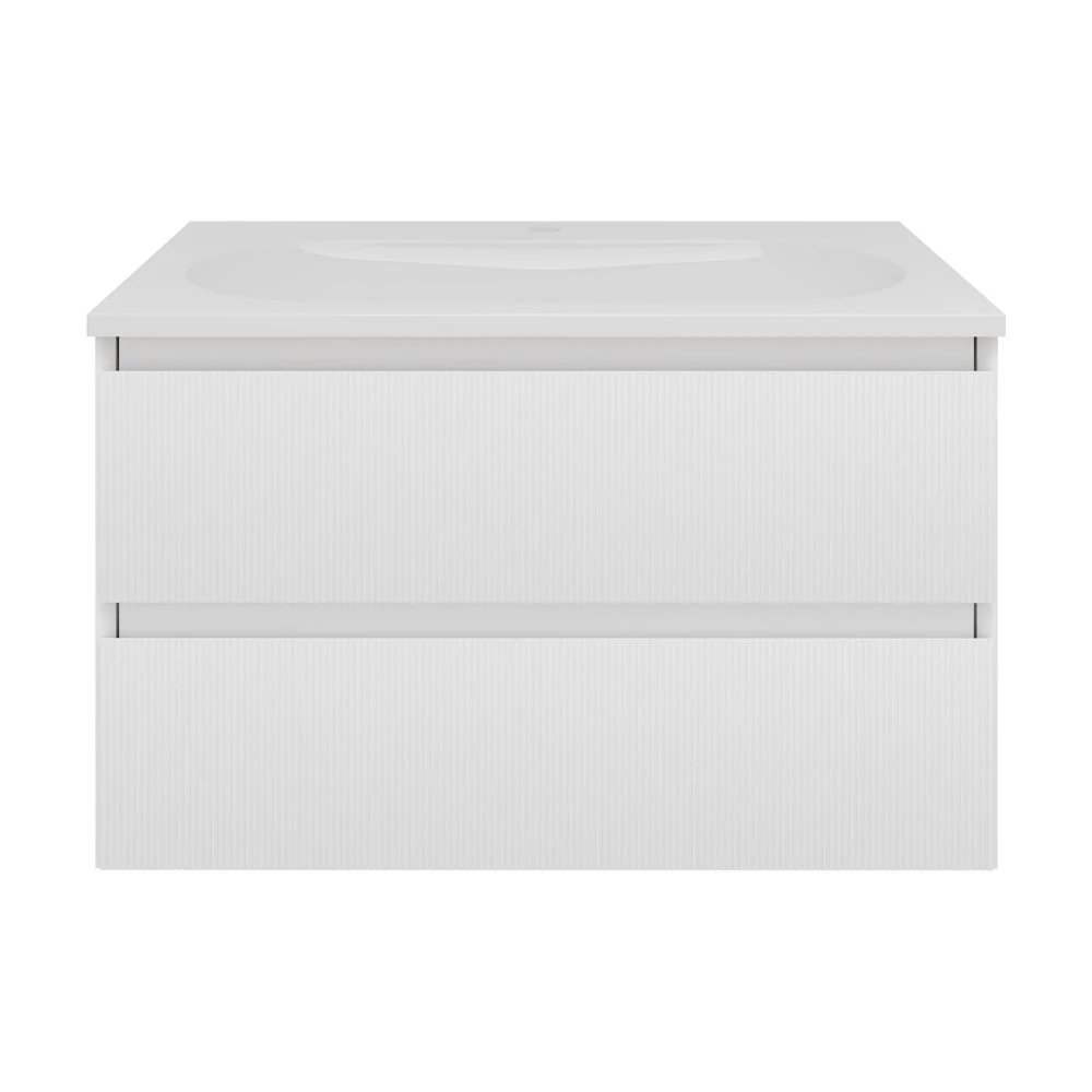 Тумба под раковину Vincea Welle VMC-2WL800MW	 80 cм (белый) подвесная