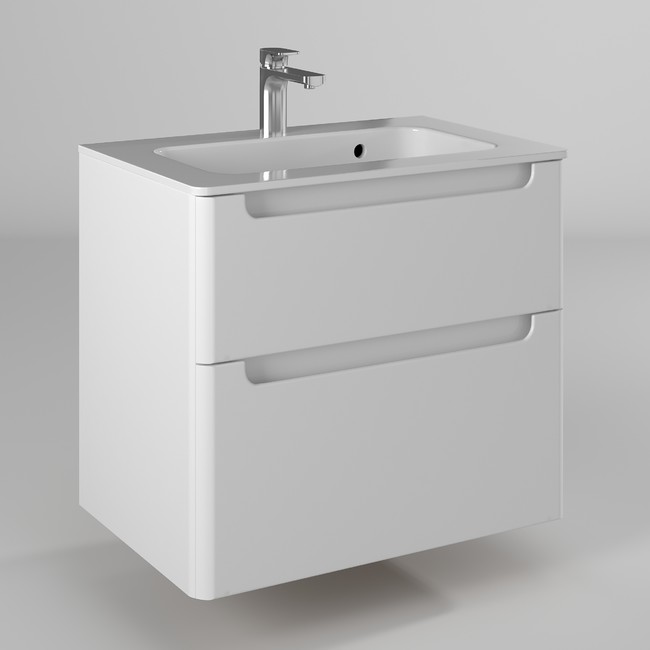 Тумба под раковину Briz Estel 221 03-18080-16 00 БЕЛ 80 см (белый) подвесная