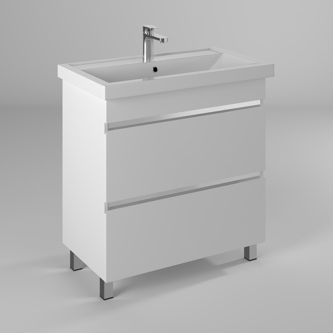 Тумба под раковину Briz Elen 227 03-08080-06 00 БЕЛ 80 см (белый) напольная