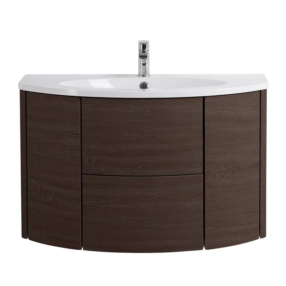 Тумба под раковину Cezares Eden 55070 90 см (дерево тёмное) подвесная