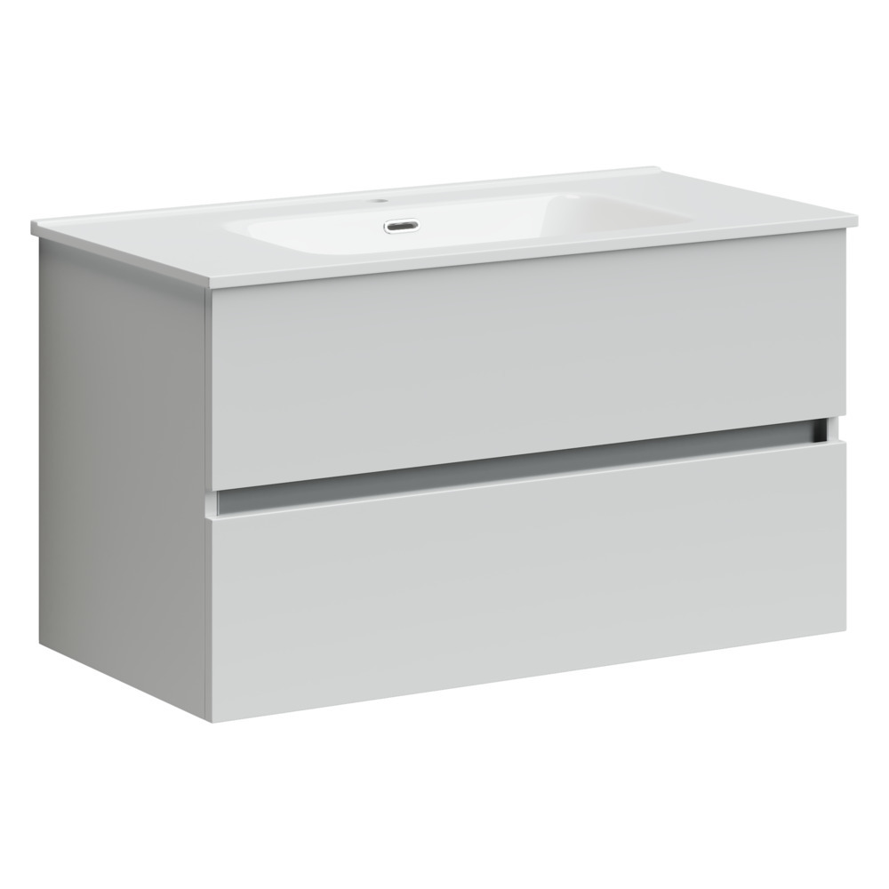 Тумба под раковину Sancos Urban UR90W 90 см (белый) подвесная