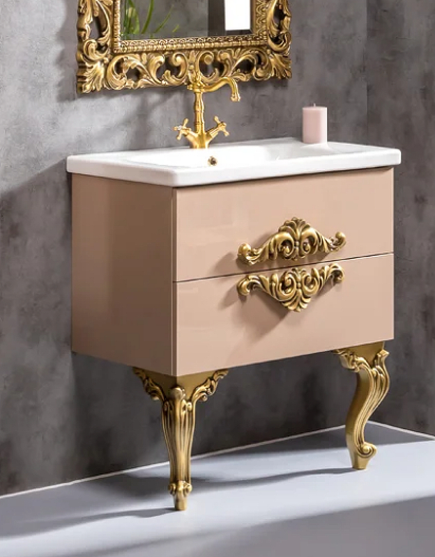 Тумба под раковину ArmadiArt NeoArt 830-080-CP 80 см (капучино) подвесная