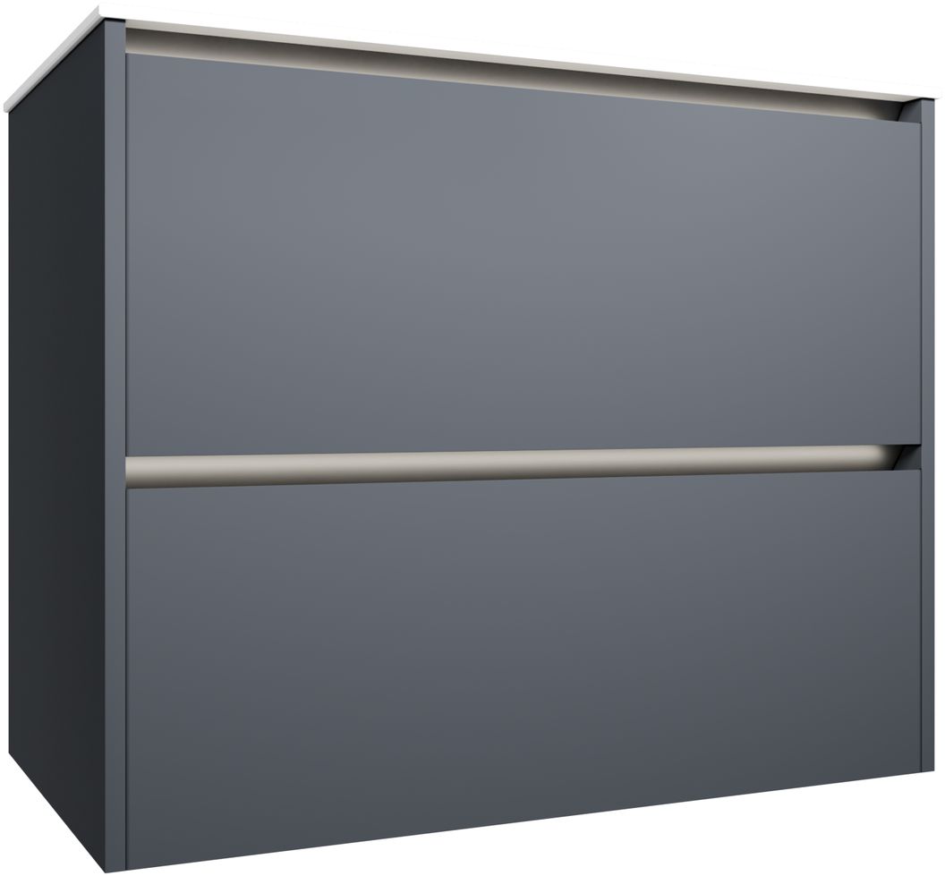 Тумба под раковину Allen Brau Activity 1.34012.BGM 80 см (синий матовый/олива браш) LED подвесная