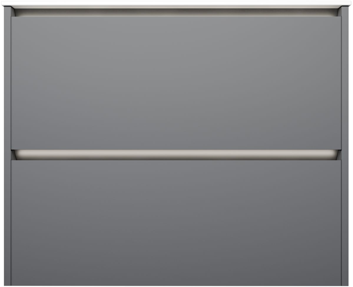 Тумба под раковину Allen Brau Activity 1.34012.PGM 80 см (платина матовый/олива браш) LED подвесная