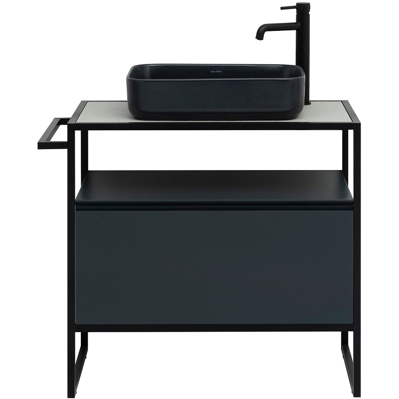 Тумба под раковину Allen Brau Priority 1.31002.AM 80 см (антрацит матовый) напольная