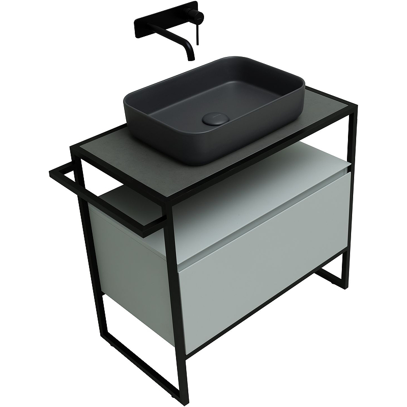 Тумба под раковину Allen Brau Priority 1.31002.PWM 80 см (папирус матовый) напольная