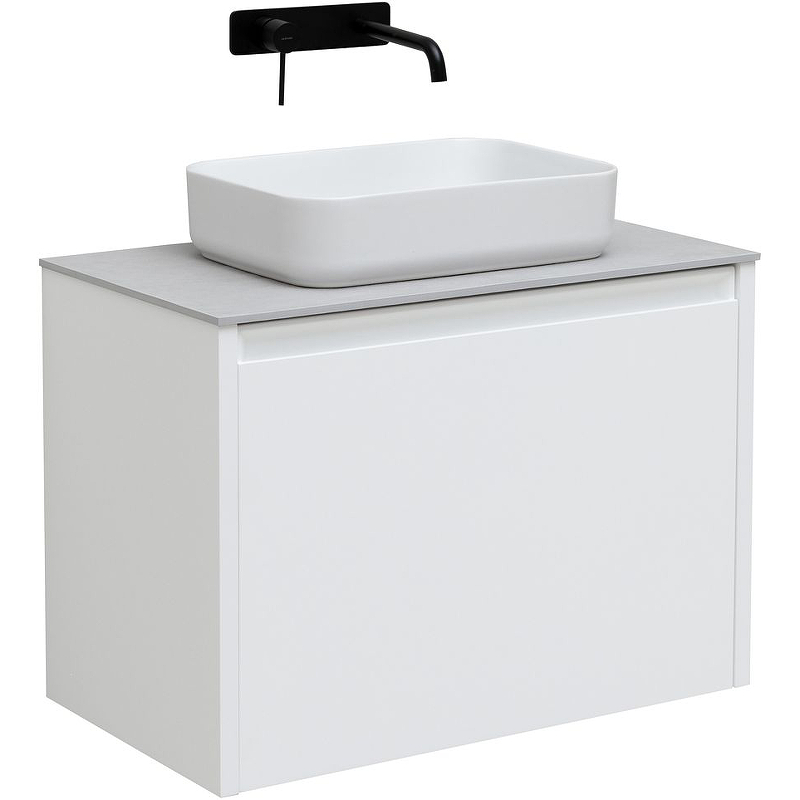 Тумба под раковину Allen Brau Fantasy 1.11002.WM 2.0 80 см (белый матовый) подвесная