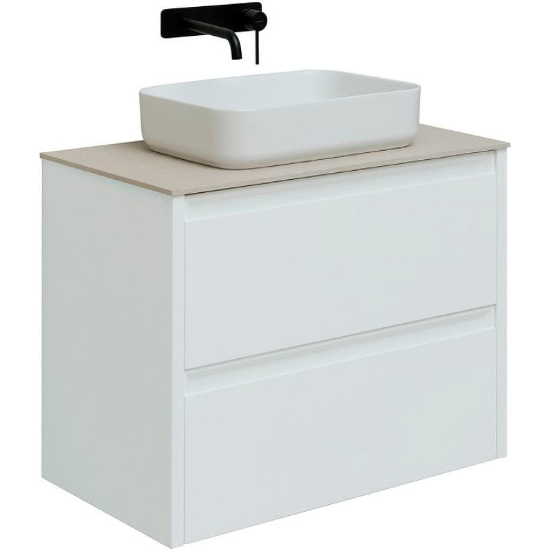 Тумба под раковину Allen Brau Fantasy 1.11001.WM 2.0 80 см (белый матовый) подвесная