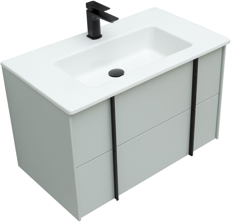 Тумба под раковину Allen Brau Reality 1.32005.PWM 80 см (папирус матовый) подвесная