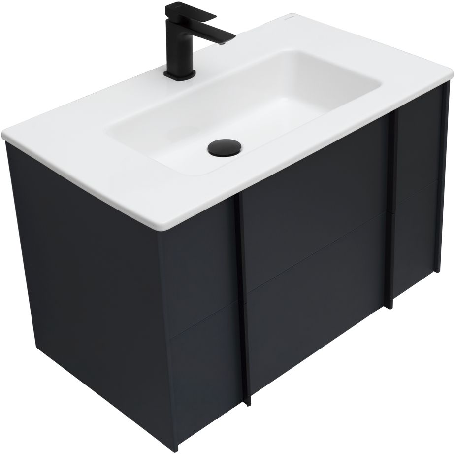 Тумба под раковину Allen Brau Reality 1.32005.AM 80 см (антрацит матовый) подвесная