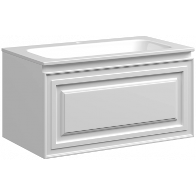 Тумба под раковину Sancos Very VR80W 80 см (белый матовый) подвесная
