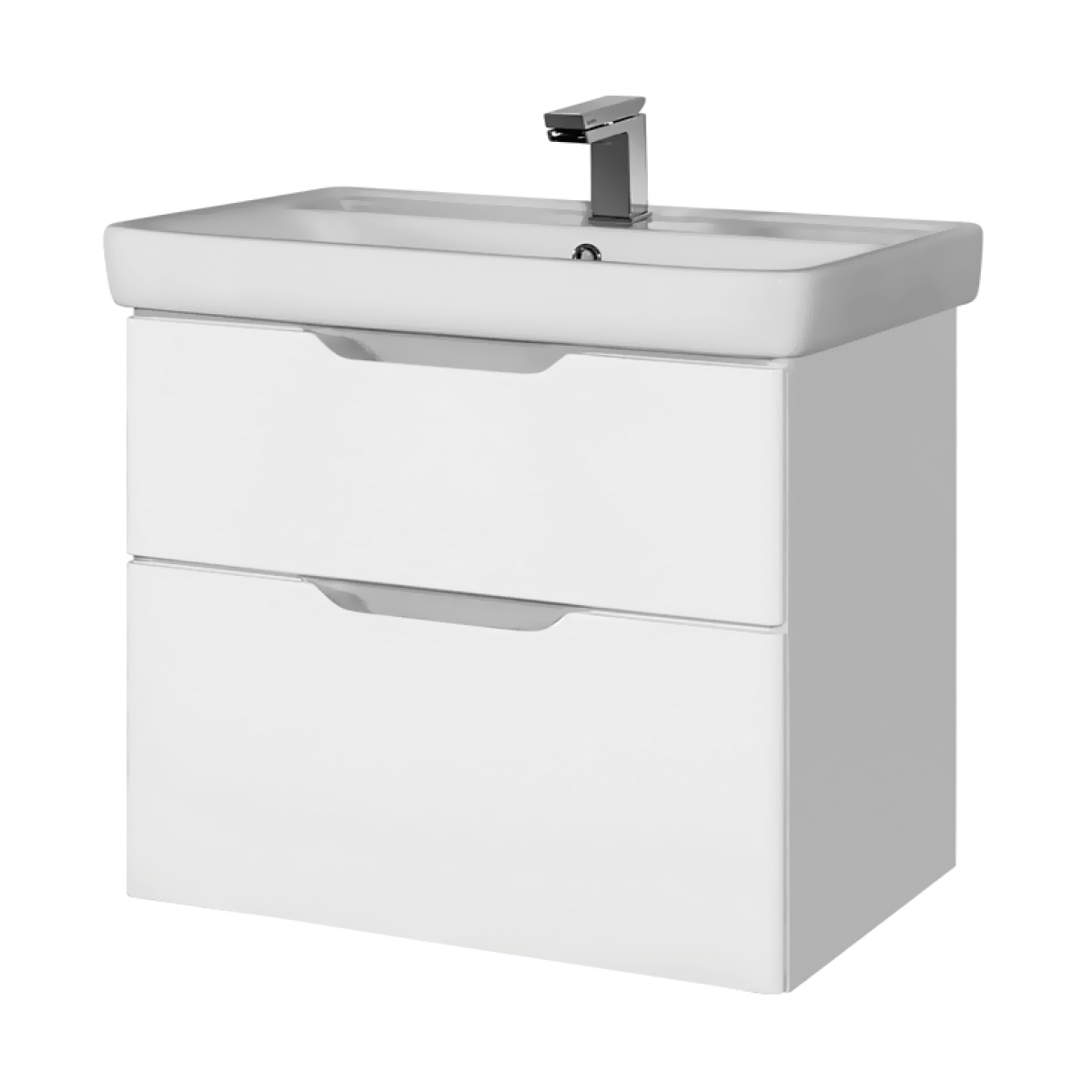 Тумба под раковину Dreja Q 80 см (белый) подвесная