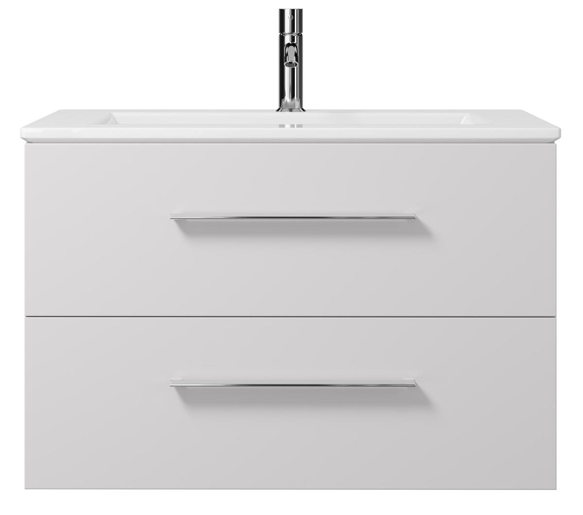 Тумба под раковину Creto Ares 80 белая 10-1113W