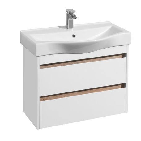 Тумба под раковину Aquaton Нортон 80 см (белый)