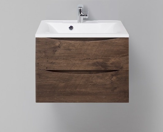 Тумба под раковину BelBagno MARINO-800-2C-SO-RW-P 80 см (коричневый) подвесная