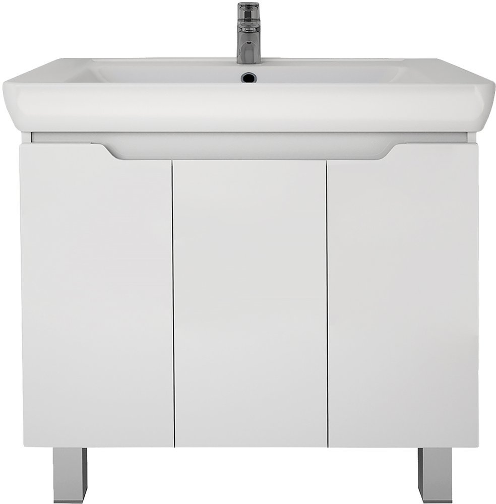 Тумба под раковину Dreja Q Plus (D) 80 см (белый) напольная