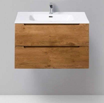 Тумба под раковину Belbagno ETNA-800-2C-SO-RN-P 80 см (светло-коричневый) подвесная