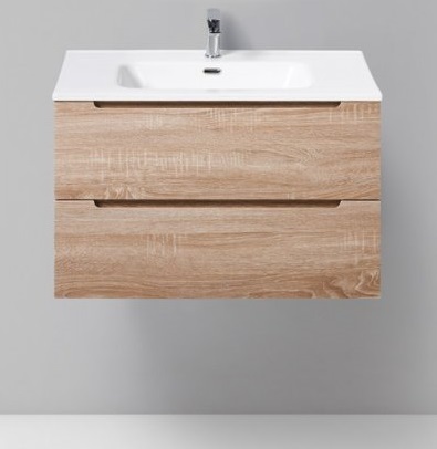 Тумба под раковину BelBagno ETNA-800-2C-SO-WO-P 80 см (светлое дерево) подвесная