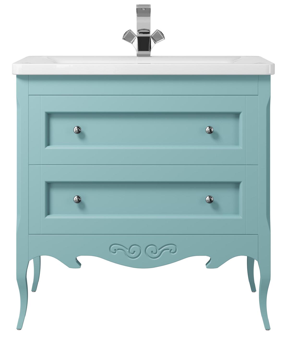 Тумба под раковину Creto Viva Blue 85 13-1008B