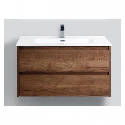 Тумба под раковину Belbagno KRAFT-800-2C-SO-RT 80 cм (коричневый) подвесная