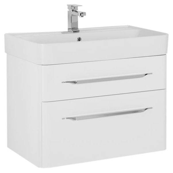 Тумба под раковину Aquanet Виченца 80 см (белый) подвесная