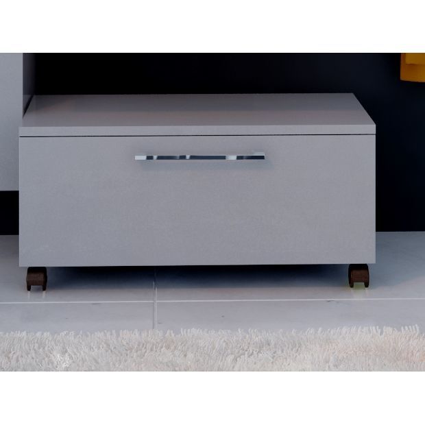 Тумба под раковину Aquanet De Aqua Квадро-2 90 см (белый ) 1 ящик нижняя, напольная