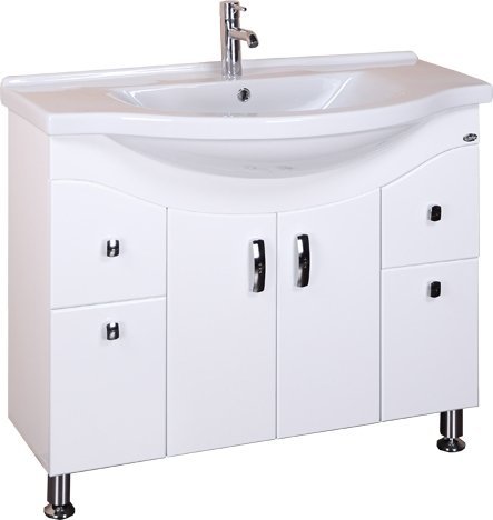 Тумба под раковину Onika Эльбрус 109016 90 см (белый) напольная