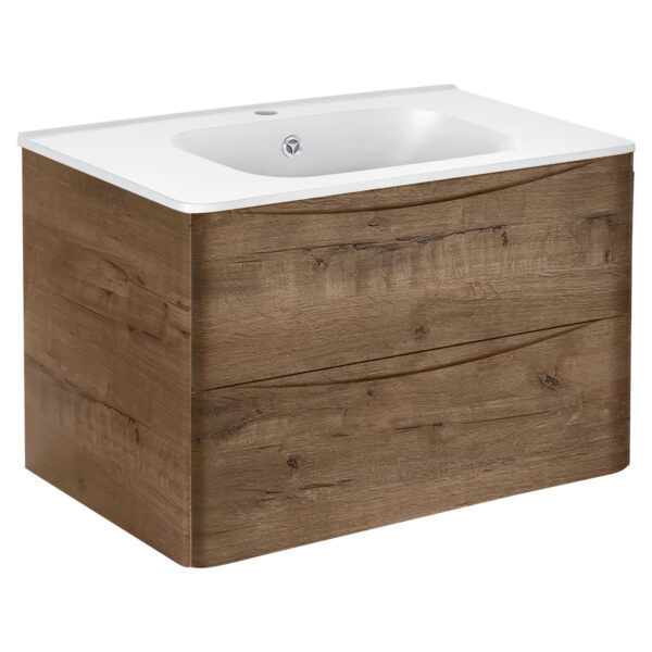 Тумба под раковину Vincea Paola VMC-2P800VO 80 cм (V.Oak) подвесная