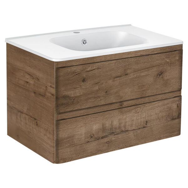 Тумба под раковину Vincea Vico VMC-2V800VO 80 cм (V.Oak) подвесная