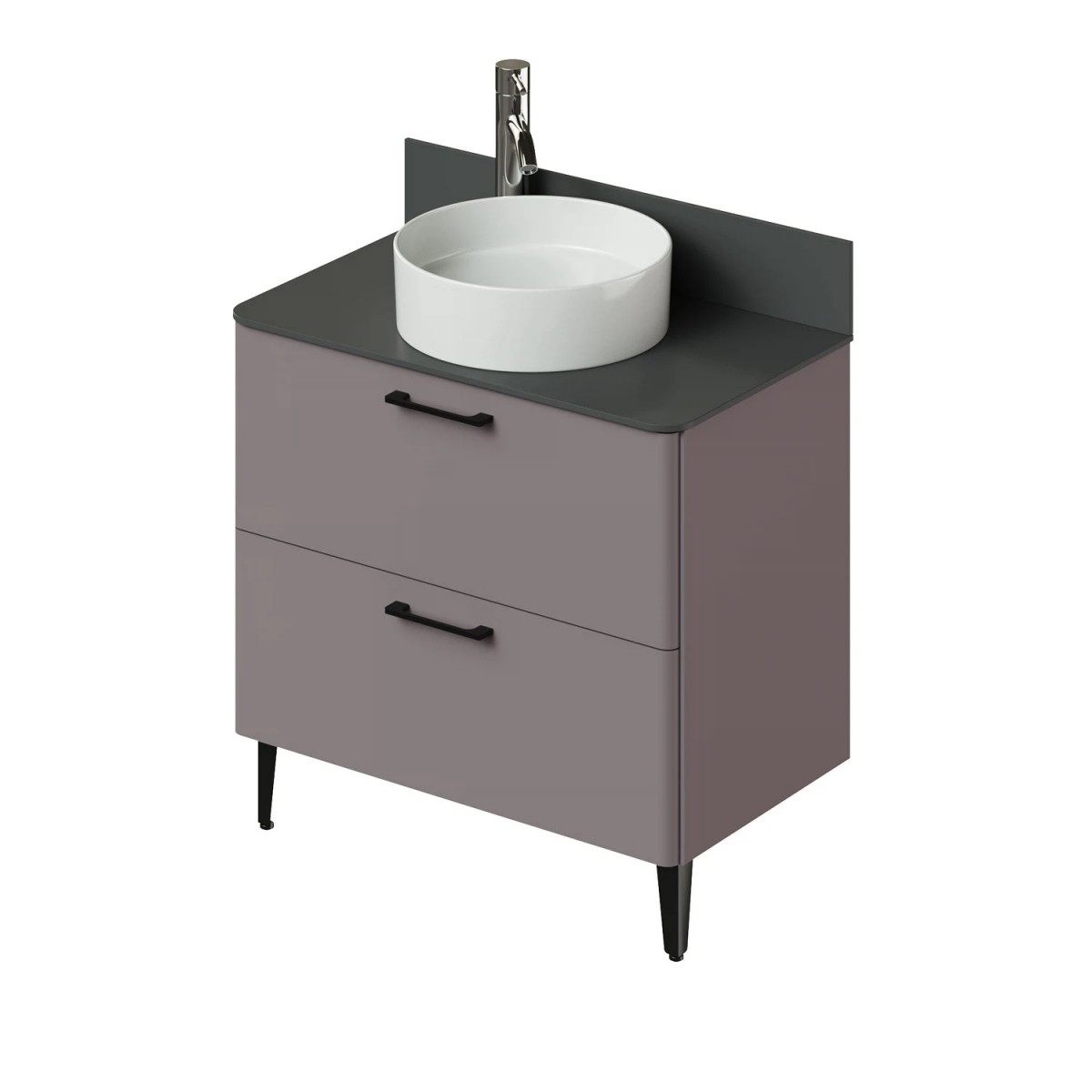 Тумба со столешницей Итана Nais 2.0 4657810335110 80 см (амаретти) напольная