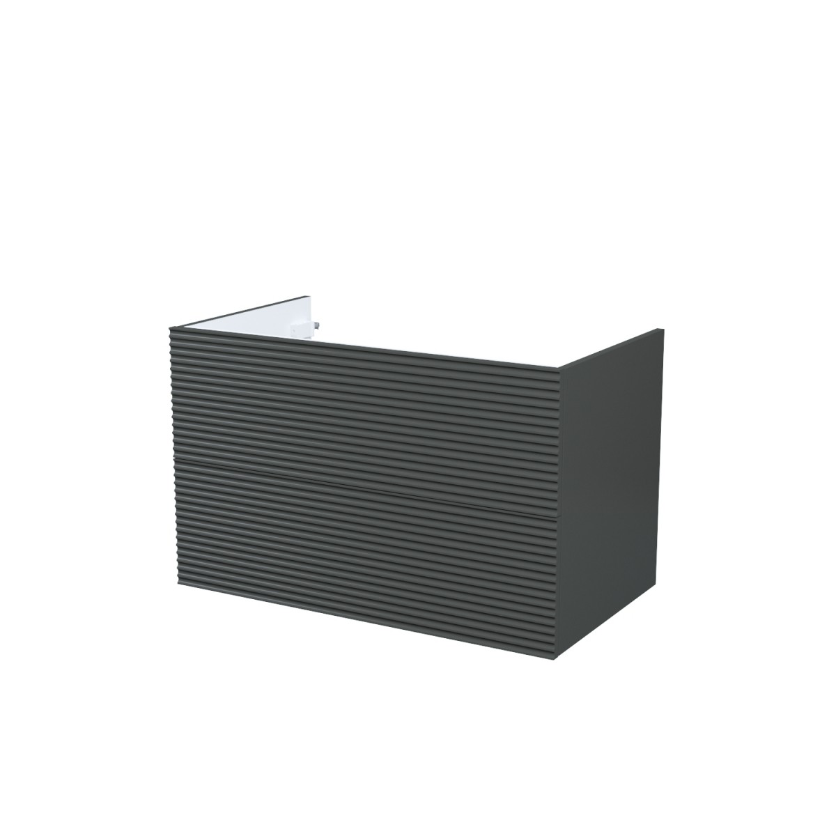 Тумба под раковину IDDIS Bild BIL80G0i95 80 см (темно-серый) подвесная