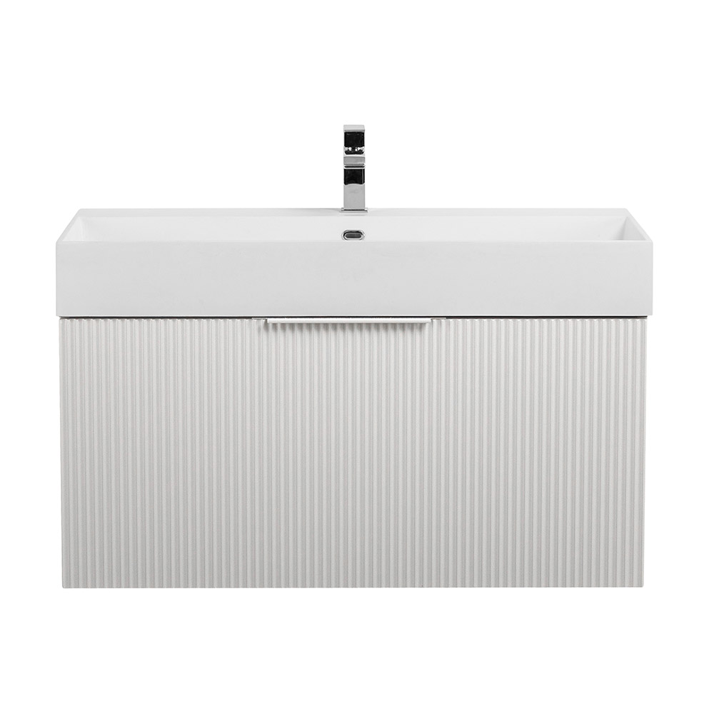 Тумба под раковину Cezares Premium 55441 90 см (белый матовый) подвесная