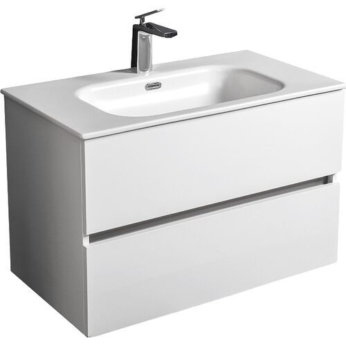 Тумба под раковину ArmadiArt Vallessi 837-080-W 80 см (белый) подвесная