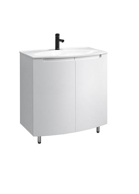 Тумба под раковину Belux Бари 4810924267771 80 см (белый глянцевый)