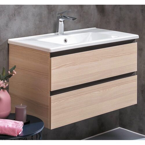 Тумба под раковину ArmadiArt Capolda 849-085-LW 85 см (light wood)