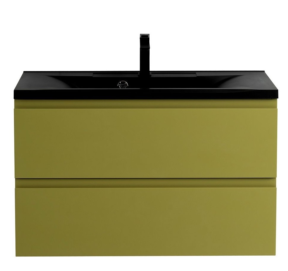 Тумба под раковину Art&Max Bianchi AM-Bianchi-900-2C-SO-OM 90 см (оливковый матовый) подвесная