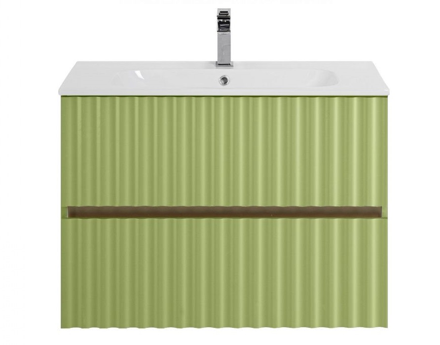 Тумба под раковину Art&Max Elegant AM-ELEGANT-800-2C-SO-MN-P 80 см (мята) подвесная