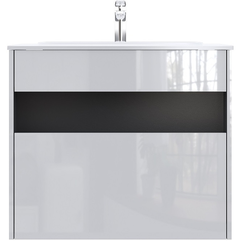 Тумба под раковину AM.PM Func M8FFUX0801WG 80 см (белый) подвесная