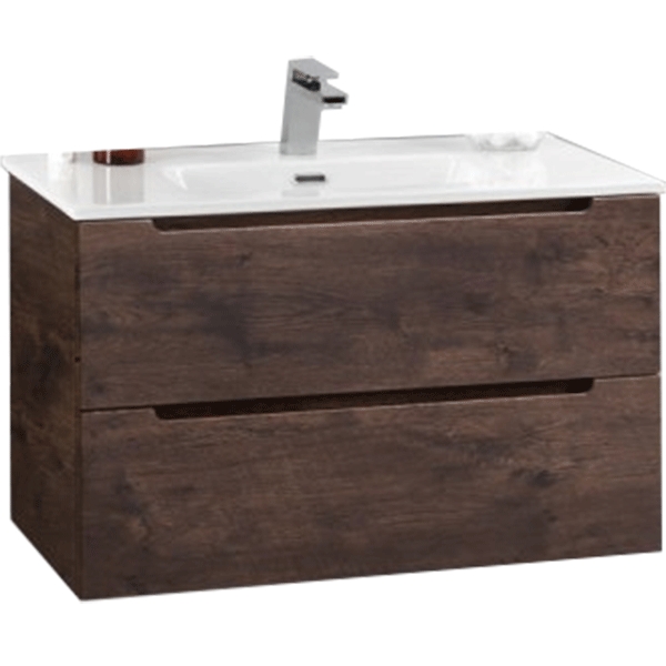 Тумба под раковину BelBagno ETNA39-800/390-2C-SO-RW-P 80 см (коричневый) подвесная
