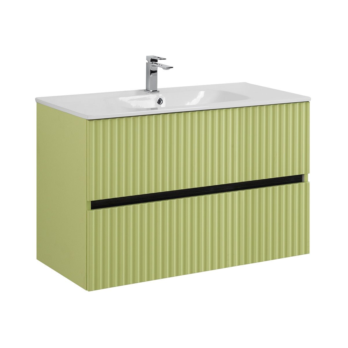 Тумба под раковину Art&Max Torino AM-TORINO-900-2C-SO-MN-P 90 см (мята) подвесная